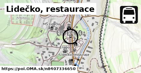 Lidečko, restaurace