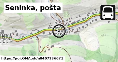 Seninka, pošta