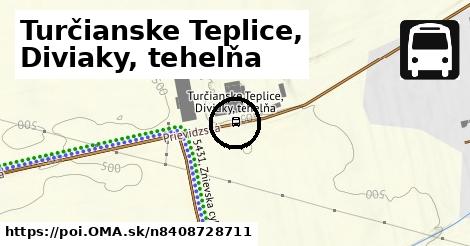 Turčianske Teplice, Diviaky, tehelňa