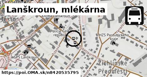 Lanškroun, mlékárna