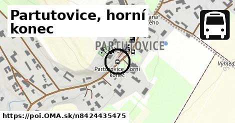 Partutovice, horní konec