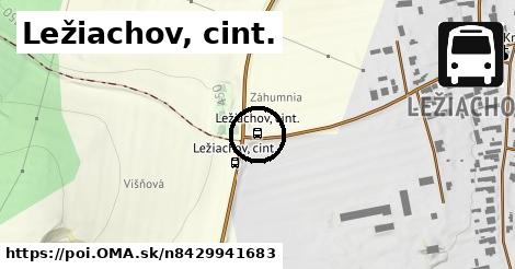 Ležiachov, cint.