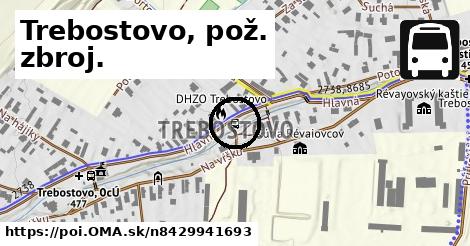 Trebostovo, pož. zbroj.