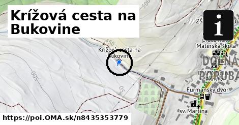 Krížová cesta na Bukovine