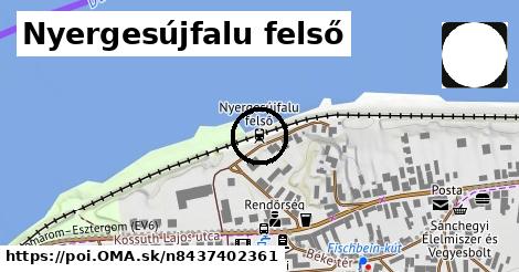 Nyergesújfalu felső