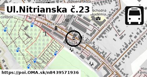 Ul.Nitrianska č.23