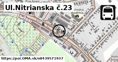 Ul.Nitrianska č.23