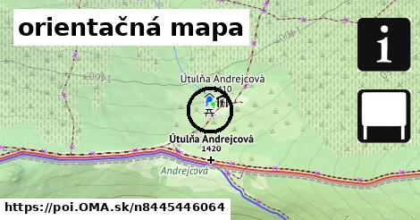 orientačná mapa