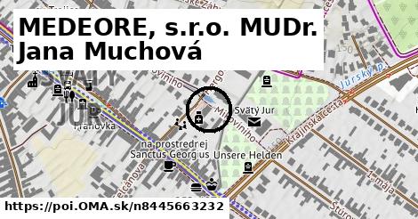 MEDEORE, s.r.o. MUDr. Jana Muchová