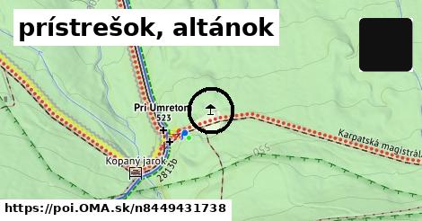 prístrešok, altánok