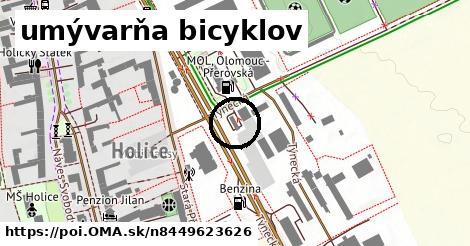 umývarňa bicyklov