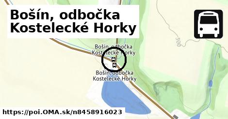 Bošín, odbočka Kostelecké Horky