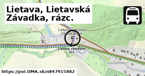 Lietava, Lietavská Závadka, rázc.