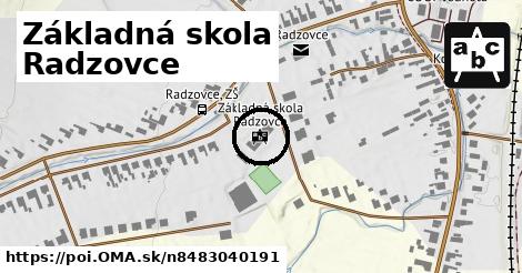 Základná skola Radzovce