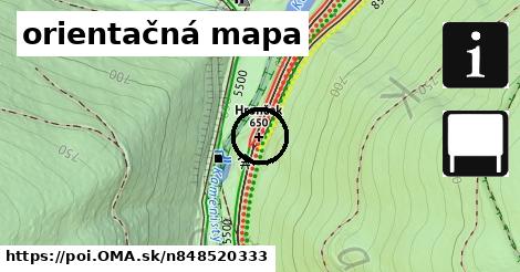 orientačná mapa