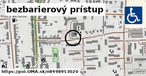 bezbarierový prístup