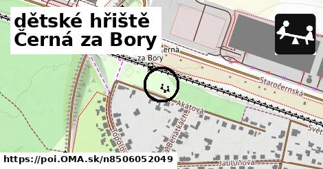 dětské hřiště Černá za Bory