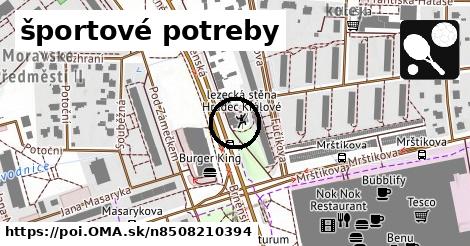 športové potreby