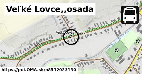 Veľké Lovce,,osada