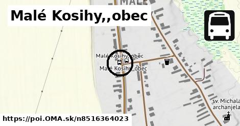 Malé Kosihy,,obec