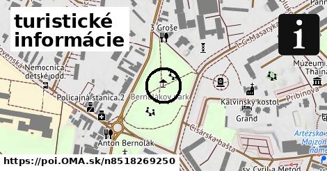 turistické informácie