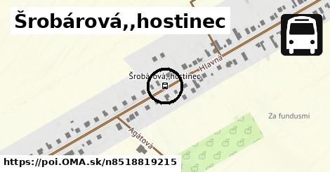 Šrobárová,,hostinec