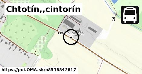 Chtotín,,cintorín