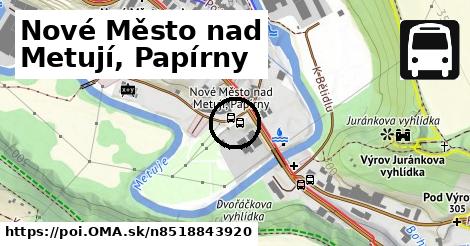 Nové Město nad Metují, Papírny