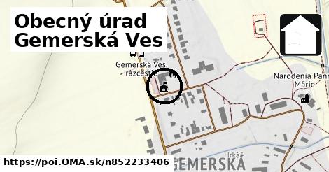 Obecný úrad Gemerská Ves