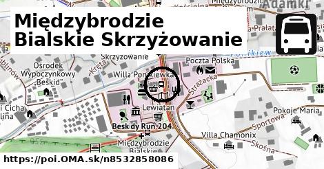 Międzybrodzie Bialskie Skrzyżowanie