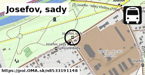 Jaroměř, Josefov, sady