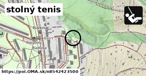 stolný tenis