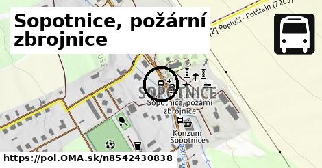 Sopotnice, požární zbrojnice