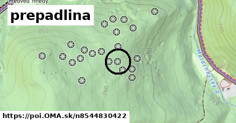 prepadlina