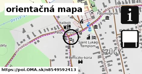 orientačná mapa