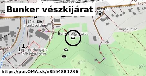 Bunker vészkijárat