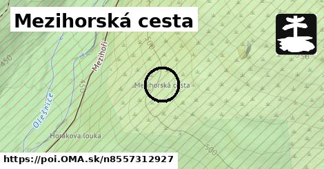 Mezihorská cesta