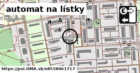 automat na lístky