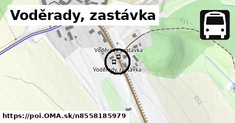 Voděrady, zastávka