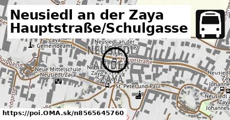 Neusiedl an der Zaya Hauptstraße/Schulgasse