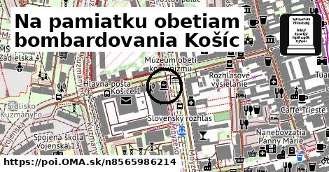 Na pamiatku obetiam bombardovania Košíc