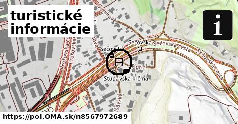 turistické informácie