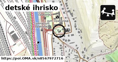 detské ihrisko