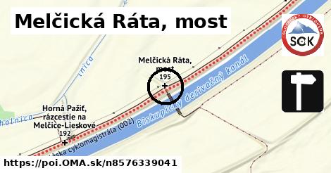 Melčická Ráta, most