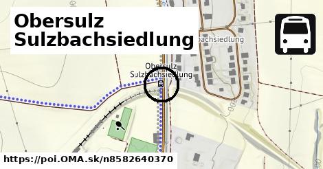 Obersulz Sulzbachsiedlung