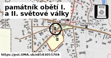 památník obětí I. a II. světové války