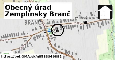 Obecný úrad Zemplínsky Branč