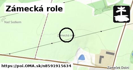 Zámecká role