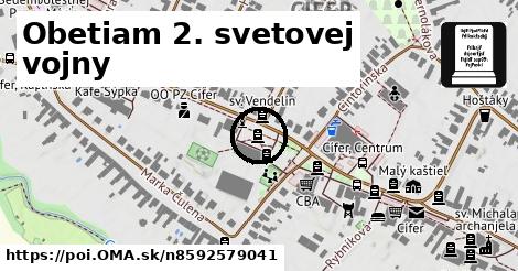 Obetiam 2. svetovej vojny