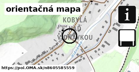 orientačná mapa